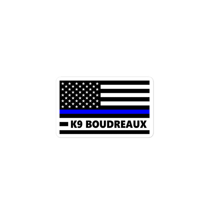 Personalized Sticker - K9 Flag - GH6