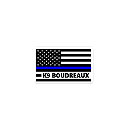 Personalized Sticker - K9 Flag - GH6