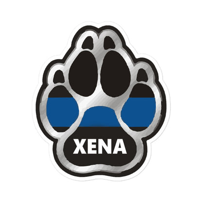 Personalized Sticker - K9 Paw - BS1