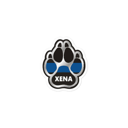 Personalized Sticker - K9 Paw - BS1