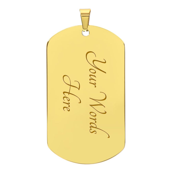 Personalized TBL DogTag Necklace - ETS - NS1