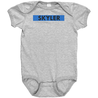 Personalized Thin Blue Line Onesie