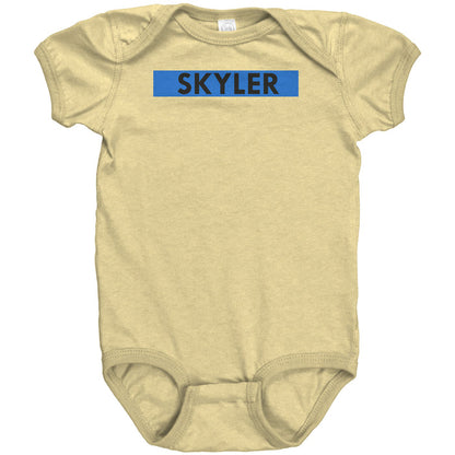 Personalized Thin Blue Line Onesie