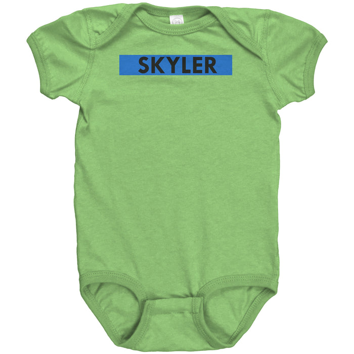 Personalized Thin Blue Line Onesie