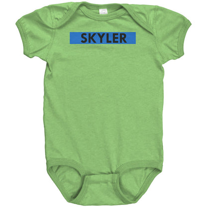 Personalized Thin Blue Line Onesie