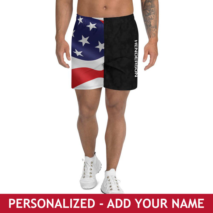 Personalized USA Flag Shorts - Version 9