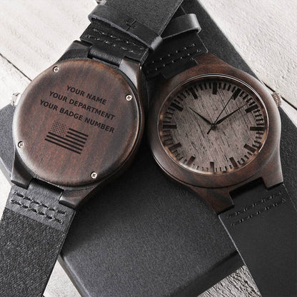 Personalized Wooden Watch - Engraved - BR1