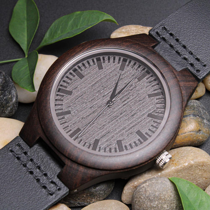 Personalized Wooden Watch - Engraved - BR1