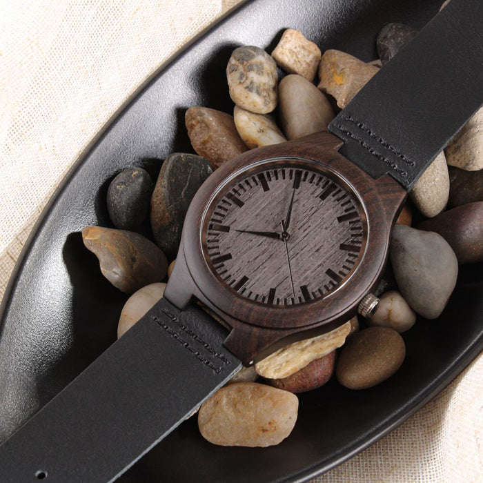 Personalized Wooden Watch - Engraved - BR1