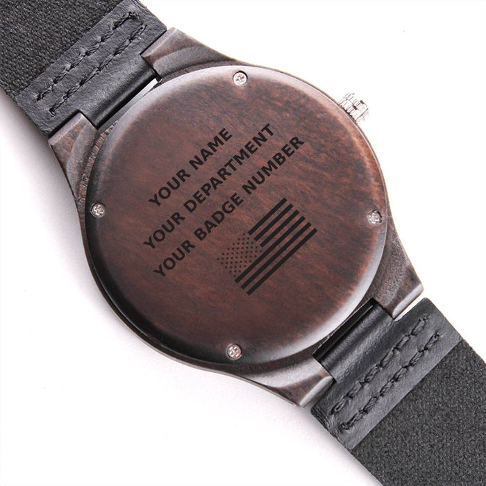 Personalized Wooden Watch - Engraved - BR1