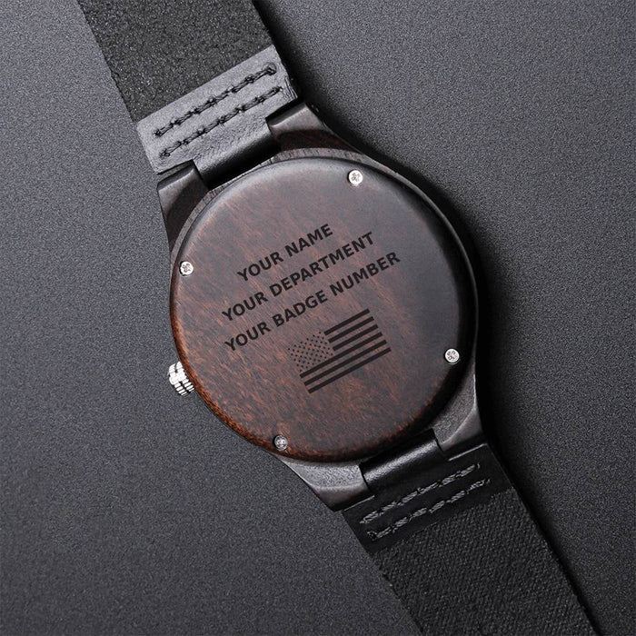 Personalized Wooden Watch - Engraved - BR1