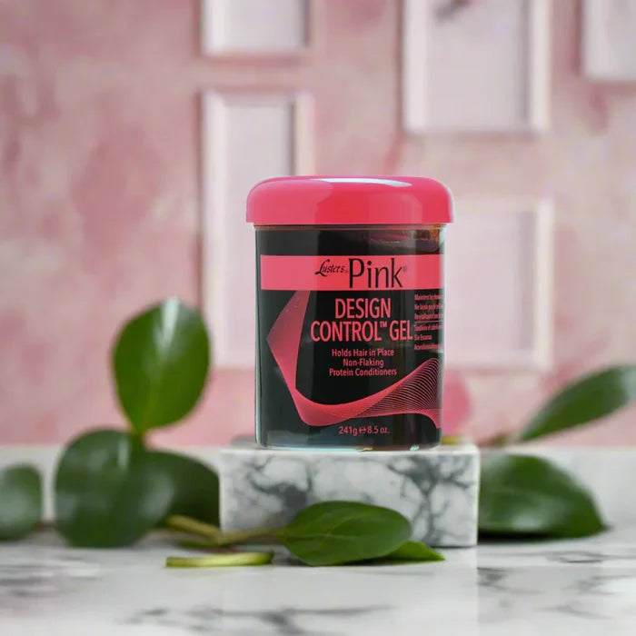 Pink luster strong hair gel