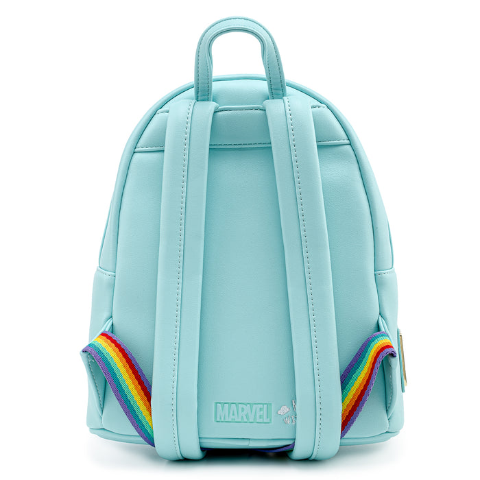 Pop! By Loungefly Marvel Deadpool 30th Anniversary Unicorn Rainbow Mini Backpack