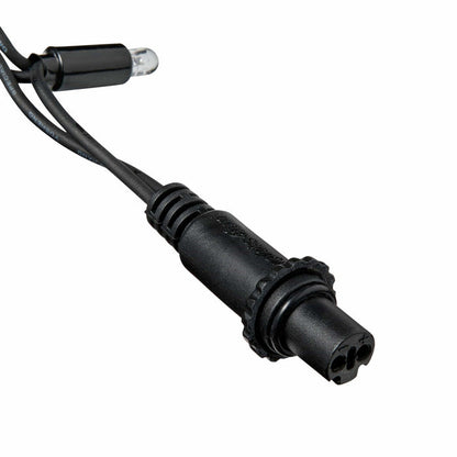 Pro Connect 40m 400 Blue & White Connectable String Lights Black Cable