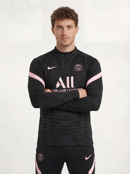 PSG BLACK AND PINK TRACKSUIT