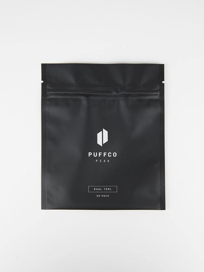 Puffco Dual Tool & Q-Tip Combo – 50-Pack for Easy Cleaning & Application: Combines Cleaning Q-tip and Dab Tool, Versatile Use, Perfect for Cleaning Surfaces, Applying Concentrates, High-Quality, Disposable Design, Convenience, Suitable for Puffco Devices, Other Concentrate Tools, Essential for Maintaining Clean, Smooth Sessions.