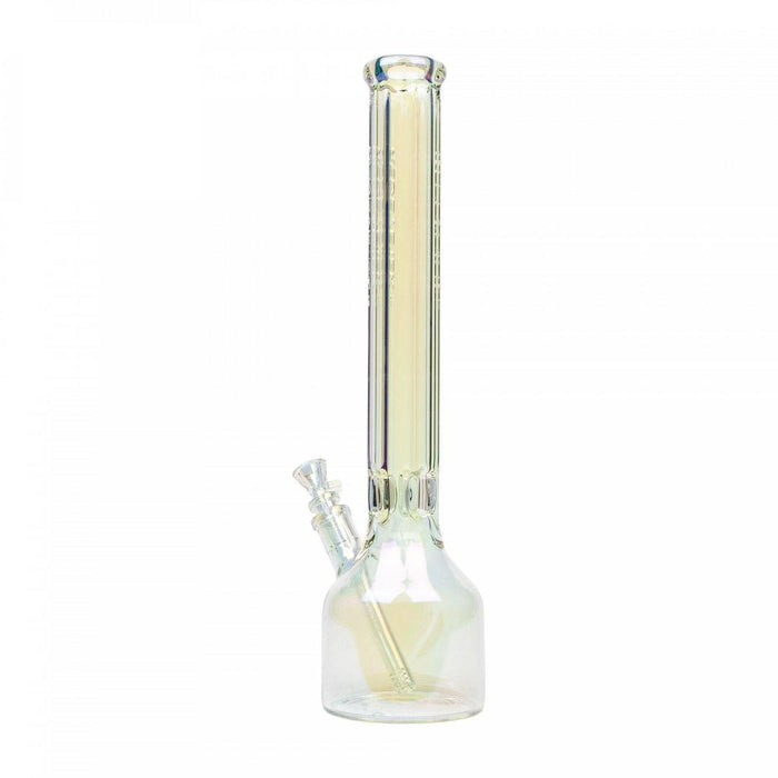 Red Eye Tek Hex Tube: 18 Inch Hexagonal, Canteen Base, Premium Glass, Unique Bong, Stable Water Pipe