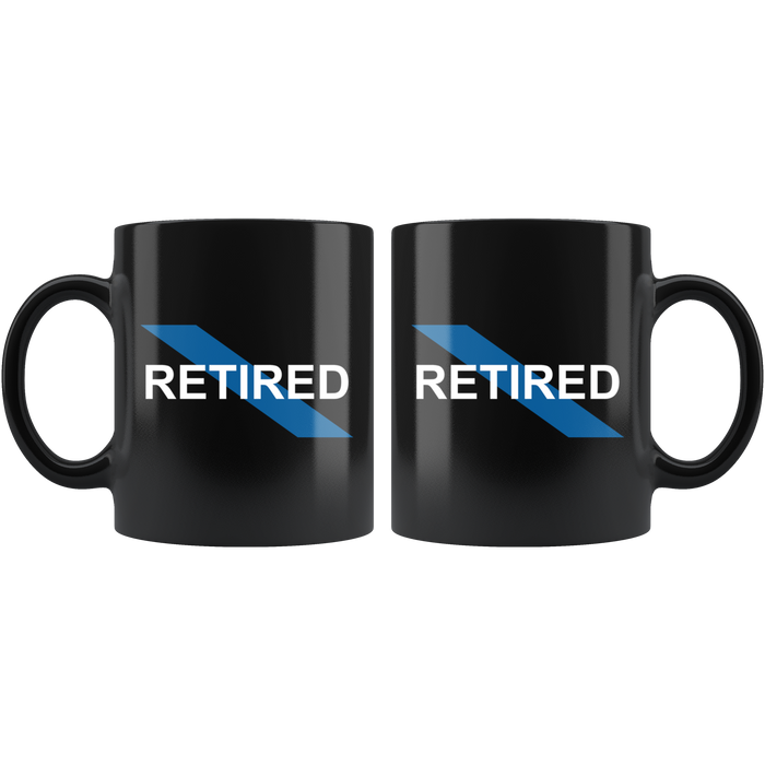 Retired - Thin Blue Line Mug