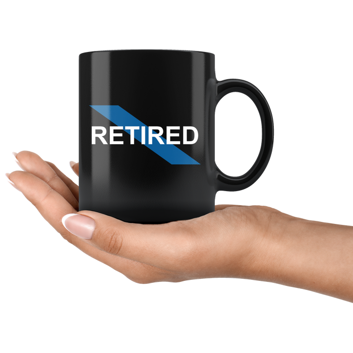 Retired - Thin Blue Line Mug