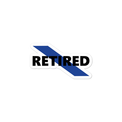 Retired Police Officer Sticker - GR1