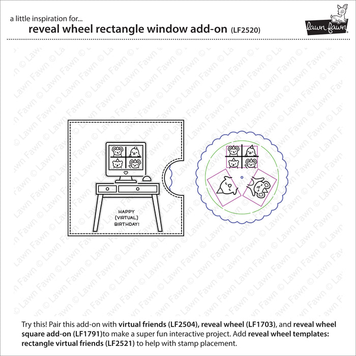 reveal wheel rectangle window add-on