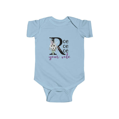 Roe Roe Roe Your Vote Infant Bodysuit Printify