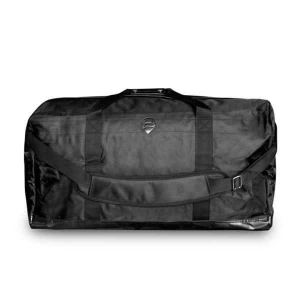 Skunk Bags Midnight Express Duffel | Smell-Proof Large Duffel for Secure Storage: Odor-Proof Design, Activated Carbon Filter, No Unwanted Smells Escape, Ideal for Travel and Storage, Spacious Interior, Large Capacity, Carrying All Your Smoking Accessories, Personal Items, Rugged and Durable, Built with Premium Materials, Withstand Daily Use, Secure and Stylish, Features Locking Zippers, Added Security, Sleek Black Design, Versatile Duffel Bag, Perfect for Extended Trips, At-Home Storage.
