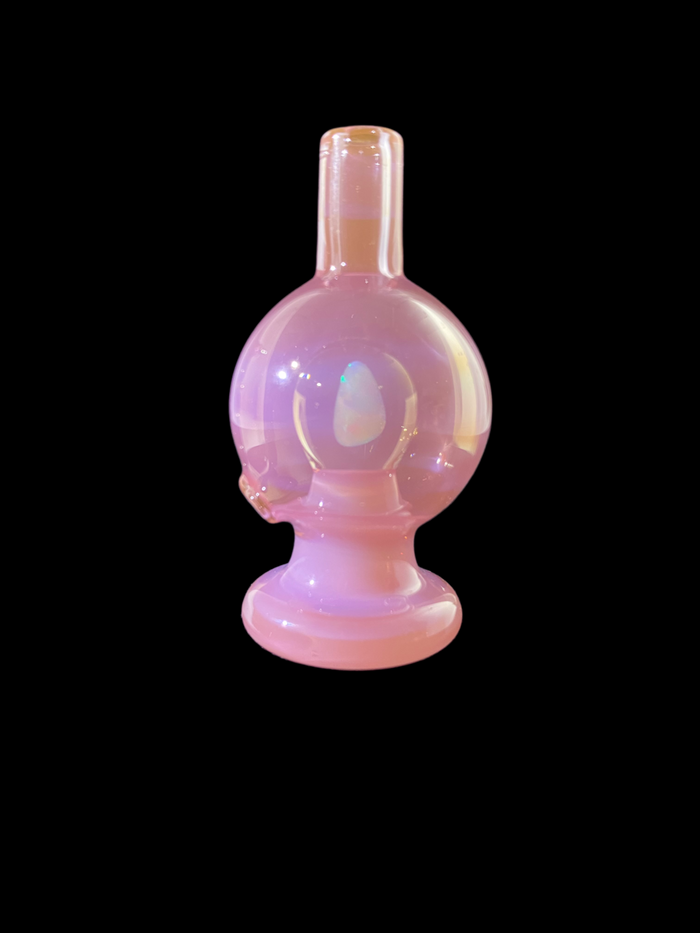 Assorted Color Bubble Cap: Soup Glass, Enhanced Vaporization, Universal Fit, Functional Art