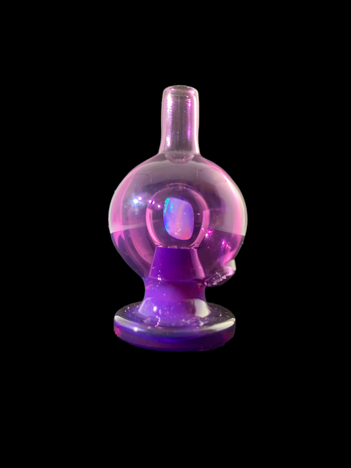 Vibrant Dab Bubble Cap: Soup Glass, Assorted Shades, Improved Airflow, Durable Design