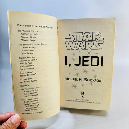 Star Wars I, Jedi Michael A. Stackpole 1999 Bantam Spectra Paperback First Mass Market Printing Legends Novel