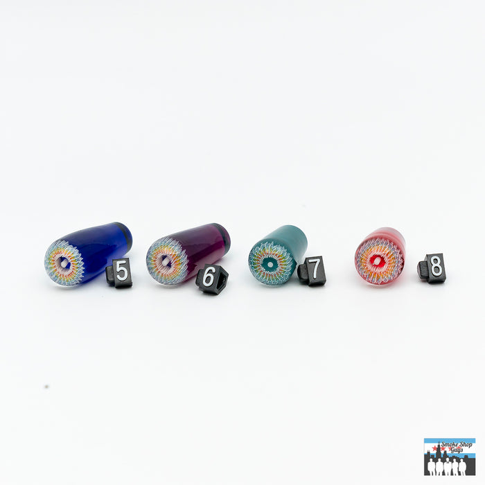 Steve H Glass Millie Oculus Plug: Artistic Accessory for Puffco Peak Pro, Signature Design, Intricate Millie Art, Handcrafted, Functional and Stylish, Airtight Seal, Enhanced Airflow, High-Quality Glass, Durable, Heat-Resistant, Exclusive Fit, Collector’s Item.