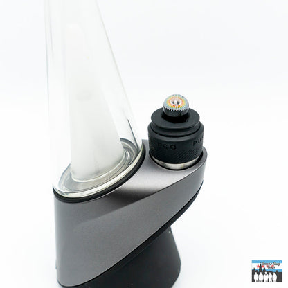 Puffco Peak Pro Millie Oculus Plug: Steve H Glass, Artistic Accessory, Signature Design, Intricate Millie Art, Handcrafted, Functional and Stylish, Airtight Seal, Enhanced Airflow, High-Quality Glass, Durable, Heat-Resistant, Exclusive Fit, Collector’s Item.