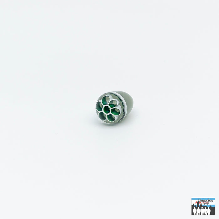 Puffco Peak Pro Flower Honeycomb Plug: Steve H Glass, Artistically Designed, Unique Look, Perfect Fit, Premium Glass Material, Durable, Heat-Resistant, Functional Enhancement, Improves Airflow, Retains Concentrates, Handcrafted Artwork.
