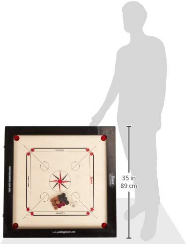 Surco Prime Carrom Board with Coins, Striker & Powder, 16mm Store Pickup Only