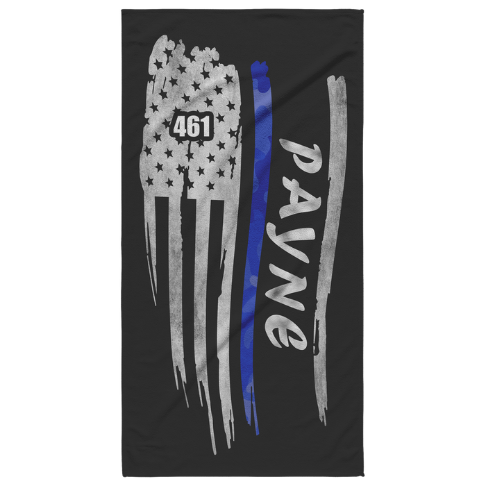 Thin Blue Line Beach Towel - AP1