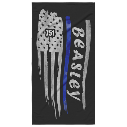 Thin Blue Line Beach Towel - CB1