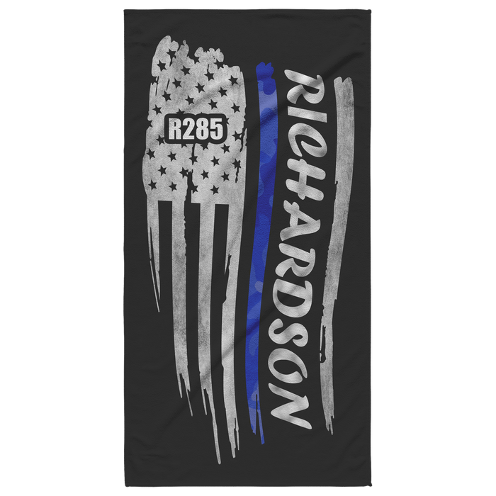 Thin Blue Line Beach Towel - CR1