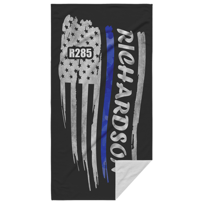 Thin Blue Line Beach Towel - CR1