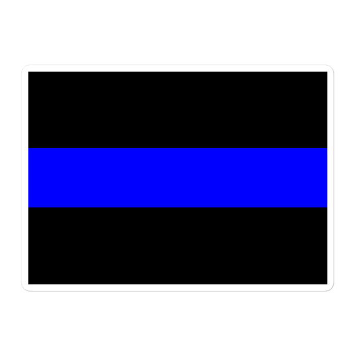 Thin Blue Line Decal - Car or Laptop Sticker - SC1