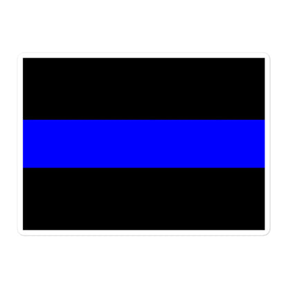 Thin Blue Line Decal - Car or Laptop Sticker - SC1