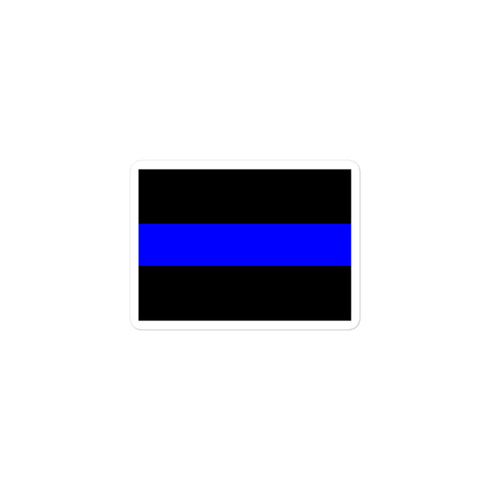 Thin Blue Line Decal - Car or Laptop Sticker - SC1
