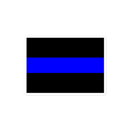 Thin Blue Line Decal - Car or Laptop Sticker - SC1
