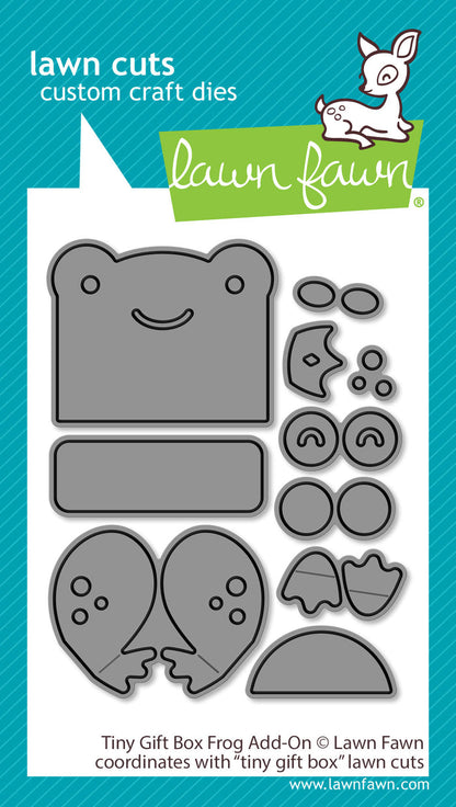 tiny gift box frog add-on