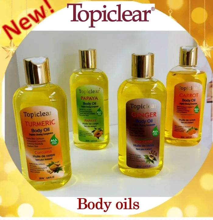 Topiclear Ginger Body Oil 250ml 8.45 oz