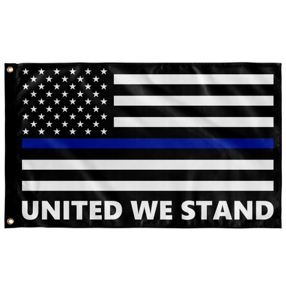 United We Stand - Thin Blue Line Flag - Version 2