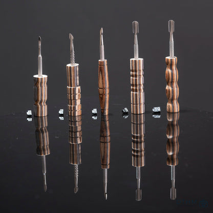 Wooden Dab Tools Valhalla: Hand-Crafted, Assorted Colors, Lightweight, Durable, Eco-friendly, Precision Handling