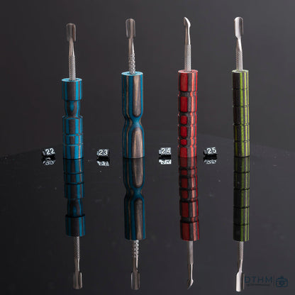 Ergonomic Dabbing Tools: Valhalla, Hand-Crafted, Wooden, Assorted Colors, Lightweight, Durable, Precision Handling