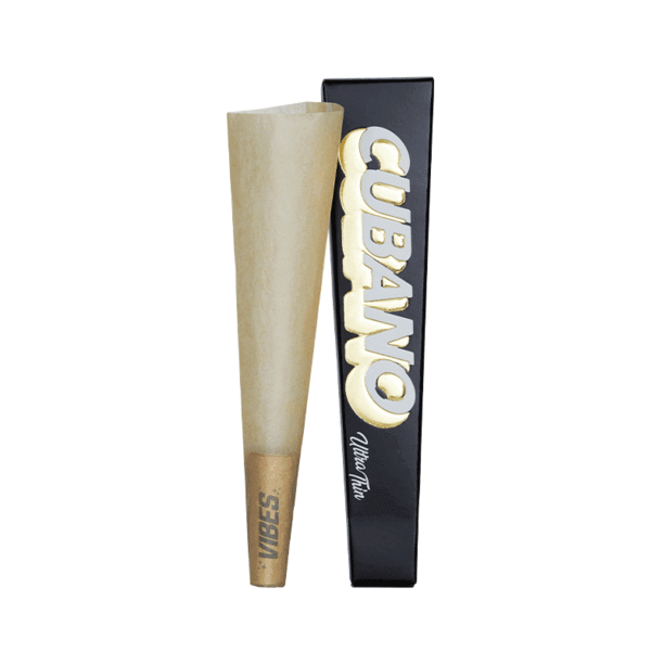 Vibes Cubano Cone – Extra-Large Pre-Rolled Paper for Party-Size Sessions: Extra-Large Capacity, Holds Up to 8 Grams, Group Sessions, Slow Burn, Premium Paper, Extended Even Burn, Pre-Rolled Convenience, Hassle-Free Preparation, Unmatched Quality, Made by Vibes, Superior Smoking Performance, Ideal for Sharing, Designed for Gatherings, Special Occasions.