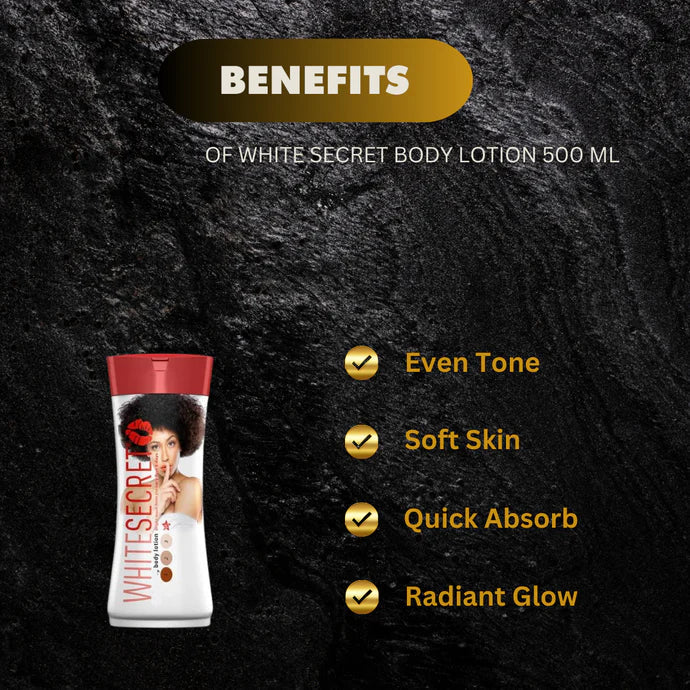 White secret lightening body lotion & oil 300ML ( medium)